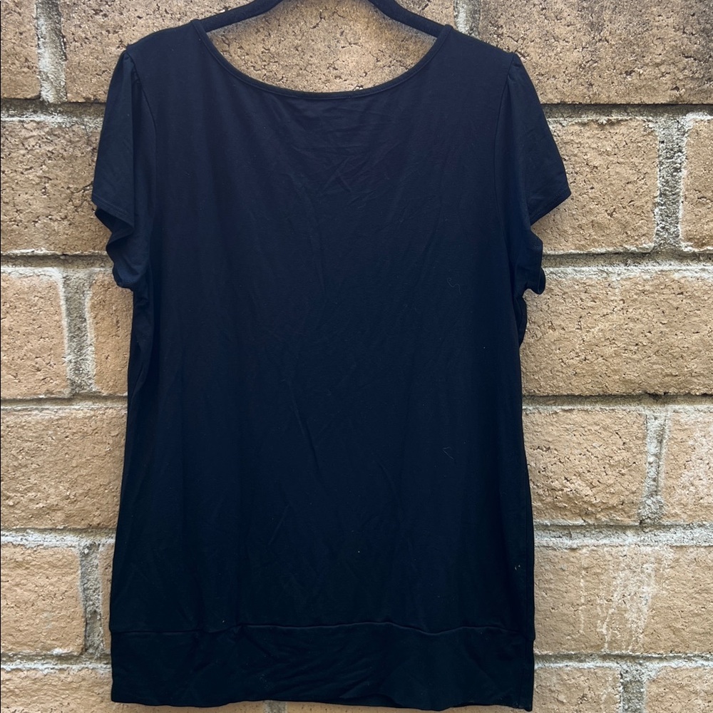 White House Black Market Black Top size L - Picture 3 of 12